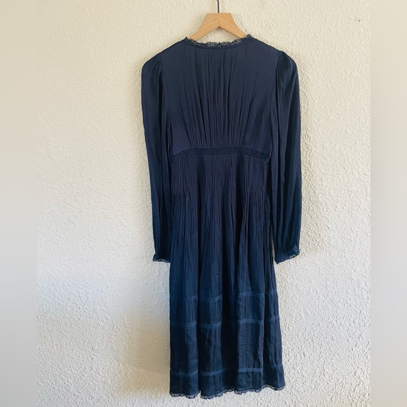 Wilfred Navy Blue Midi Dress - Picture 5 of 16